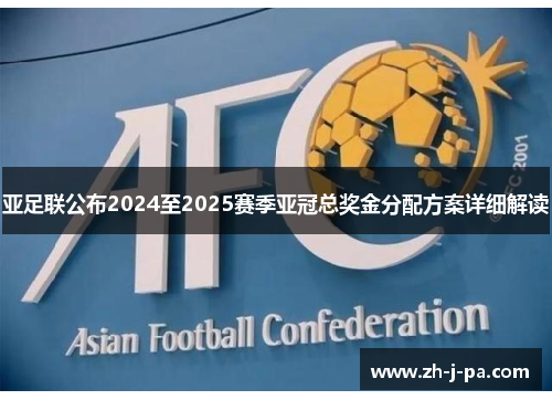 亚足联公布2024至2025赛季亚冠总奖金分配方案详细解读 亚足联公布2024至2025赛季亚冠总奖金分配方案详细解读